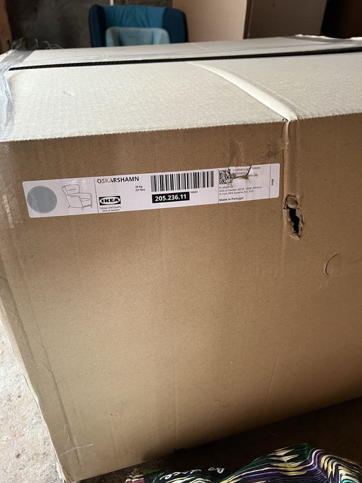 Poltrona, Tibbleby bege/cinzento