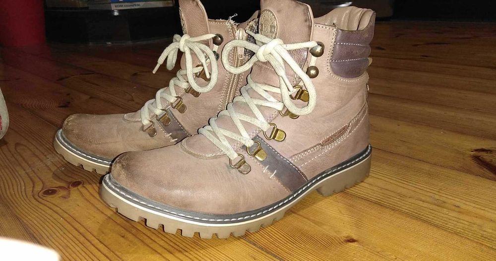 Trzewiki chłopięce skóra naturalna Lasocki 37 trapery