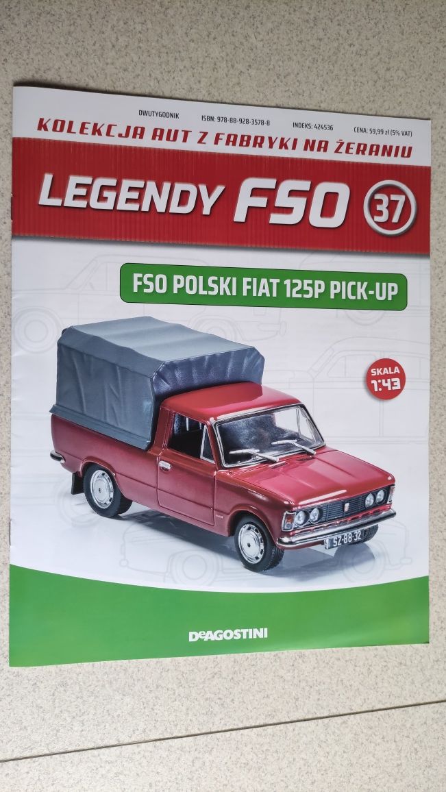LEGENDY FSO DeAgostini same gazetki nr 33-44