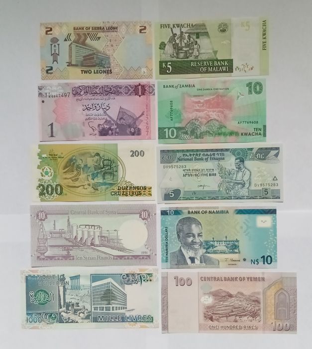 Банкноти Європи Та інші.