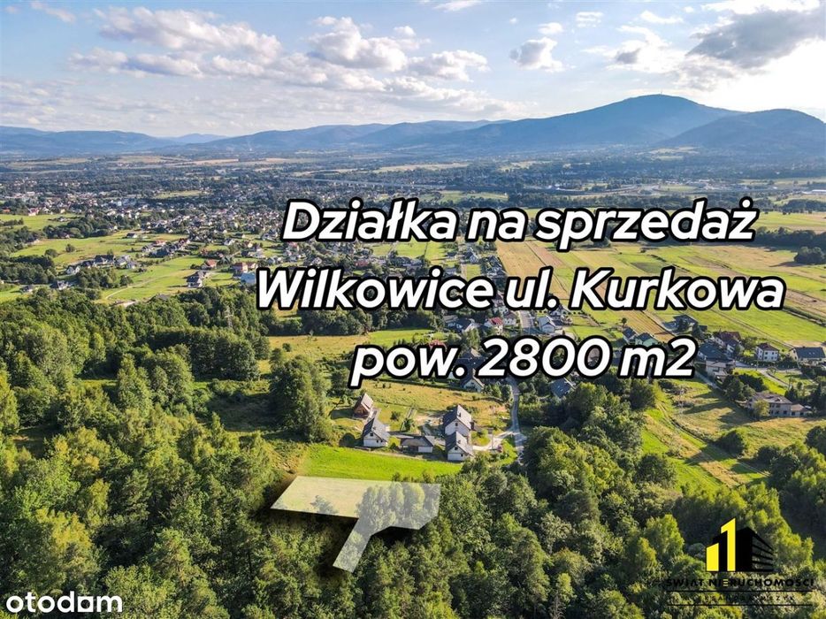 Widokowa działka budowlana 28a Wilkowice