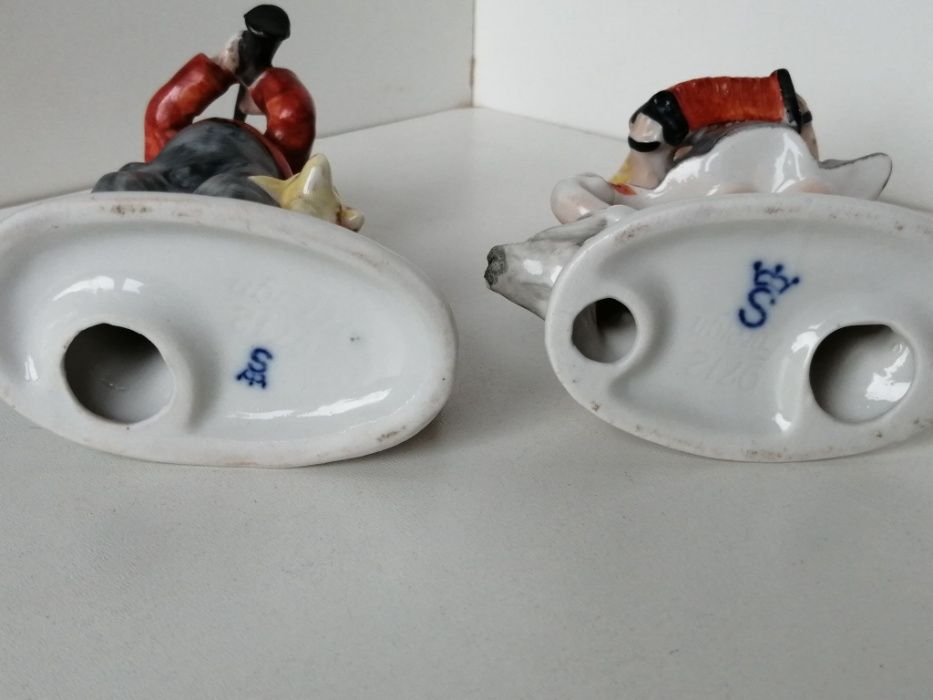 Dwie figurki porcelanowe