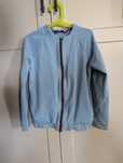 Bluza mybasic 134/140 błękitna niebieska z suwakiem