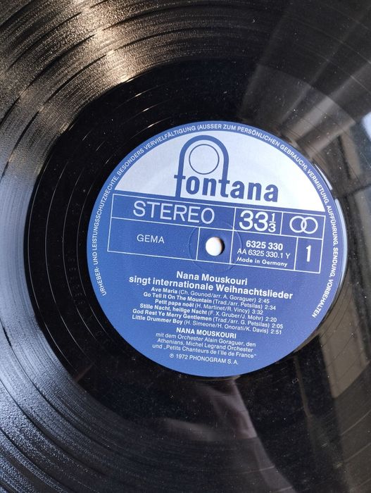 Disco de vinil LP Nana Mouskouri