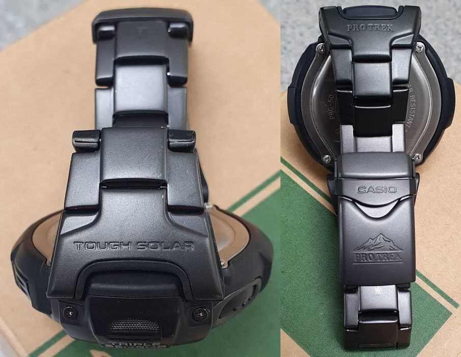 zegarek Casio PRG-50 ProTrek barometr termometr kompas solar