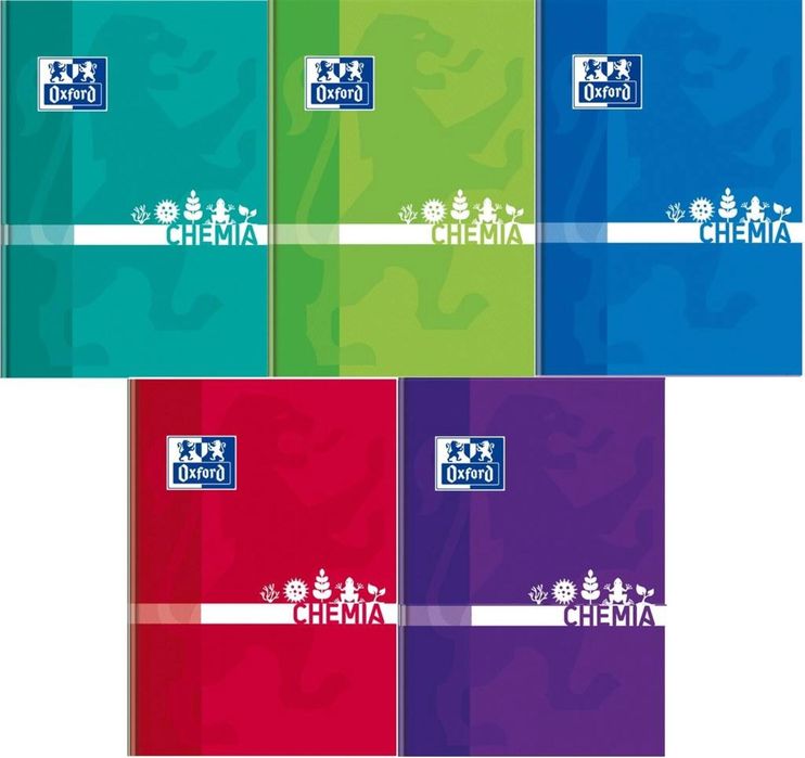 Brulion A5/80K kratka Chemia (5szt) OXFORD Oxford folia,210x148x56 mm