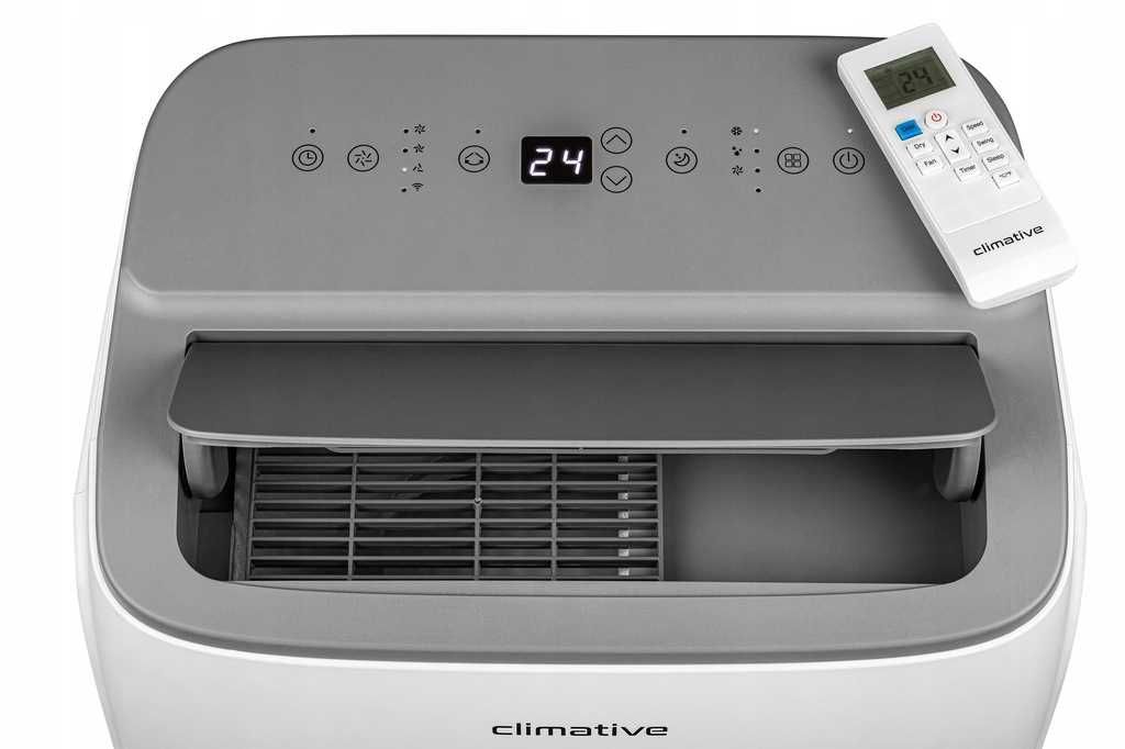 Klimatyzator przenośny CLIMATIVE JET WiFi 4,1kW 3w1 cichy osuszacz 32L