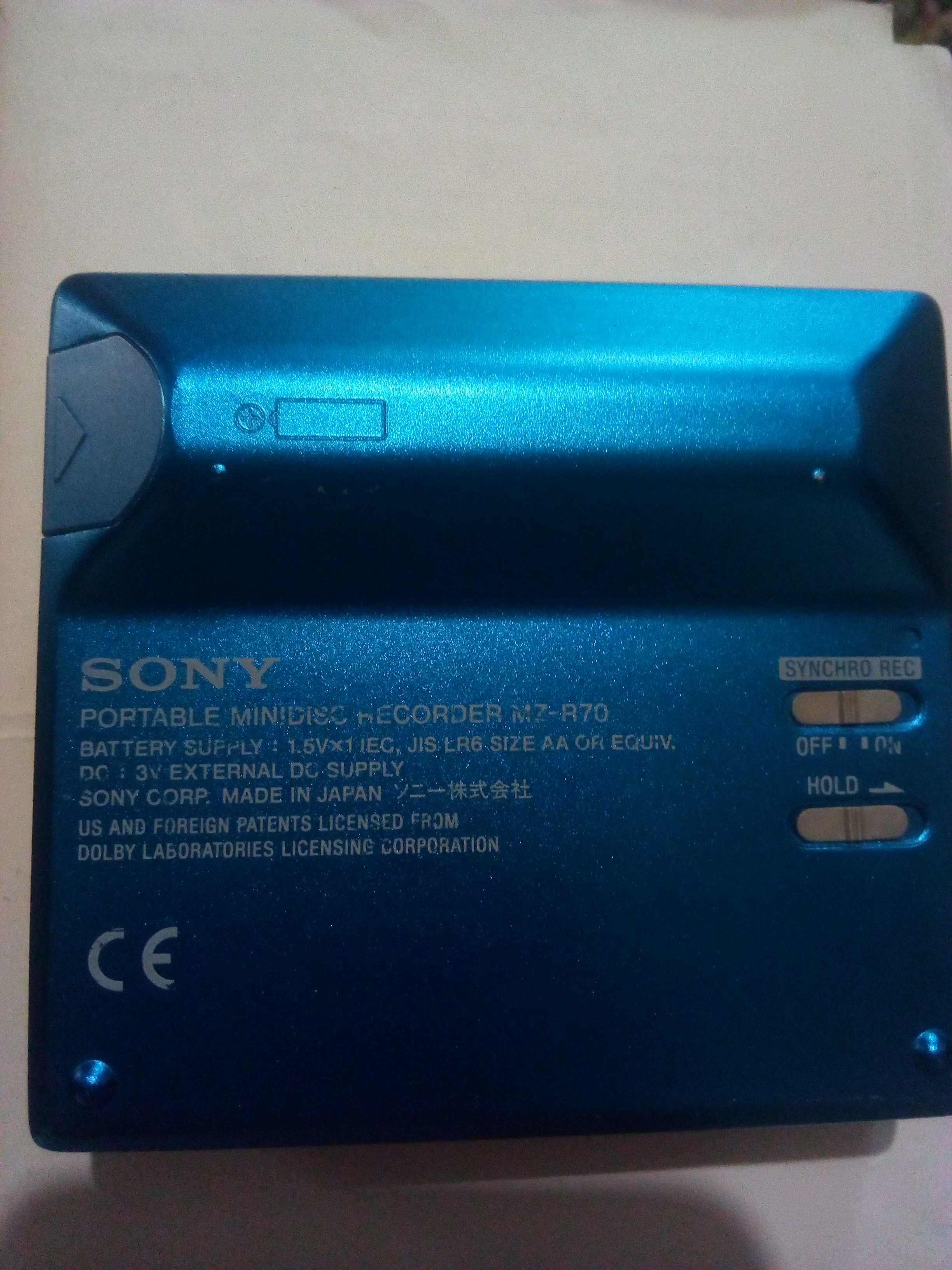 Mini Disk Walkman Sony MZ R70