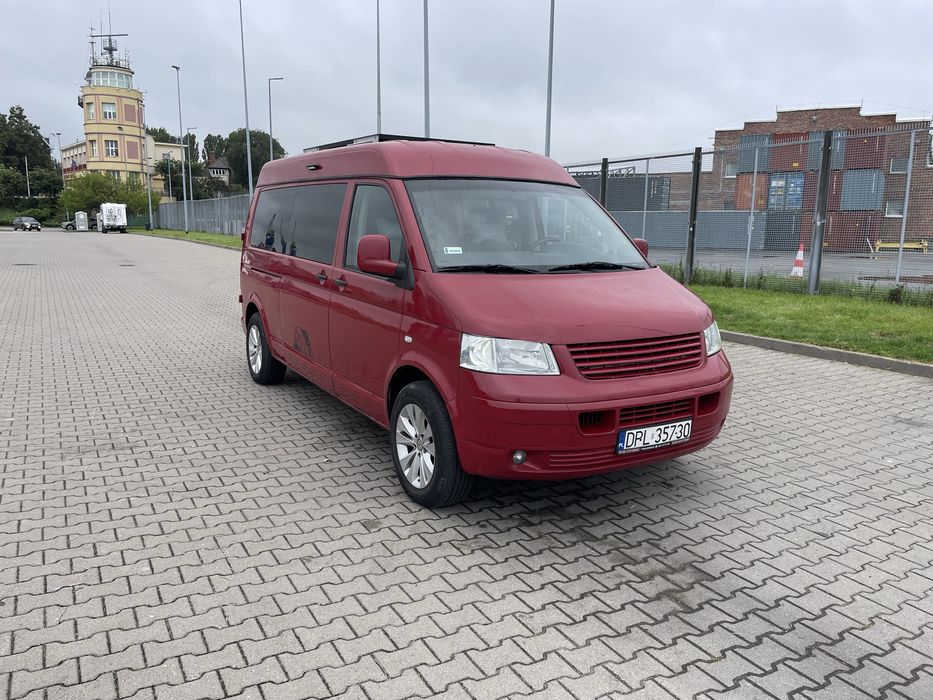 Vw t5 transporter multivan kamper van zamienie na odobowe