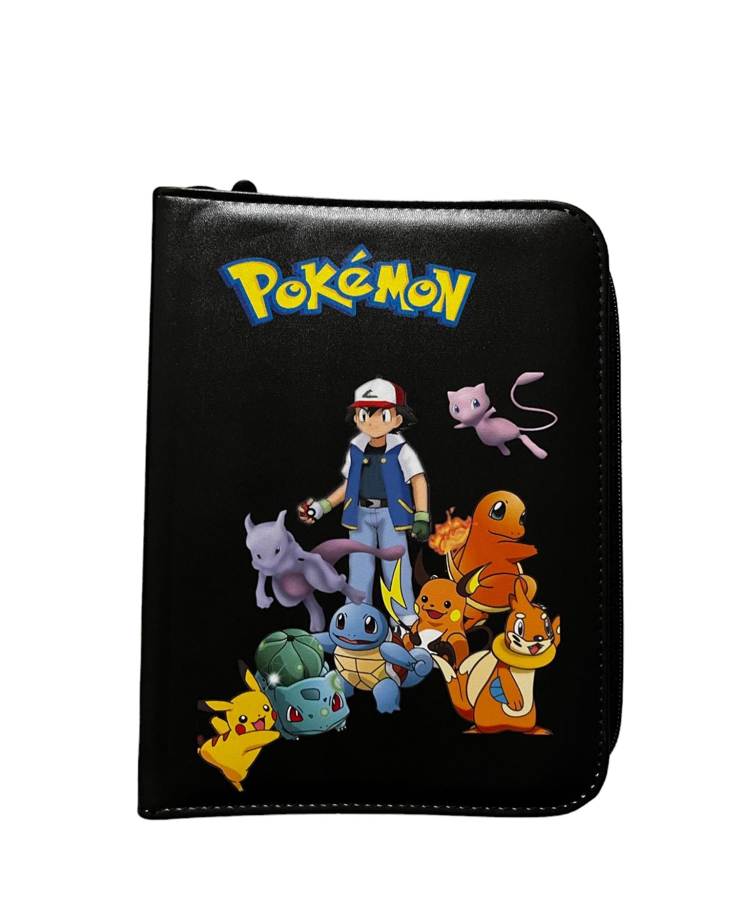 Skórzany klaser na karty pokemon