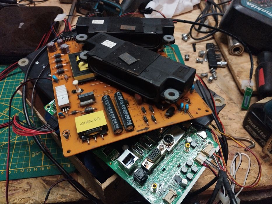 Zasilacz płyta główna 55 cali HITACHI 55HL15W69 TV LCD led oled