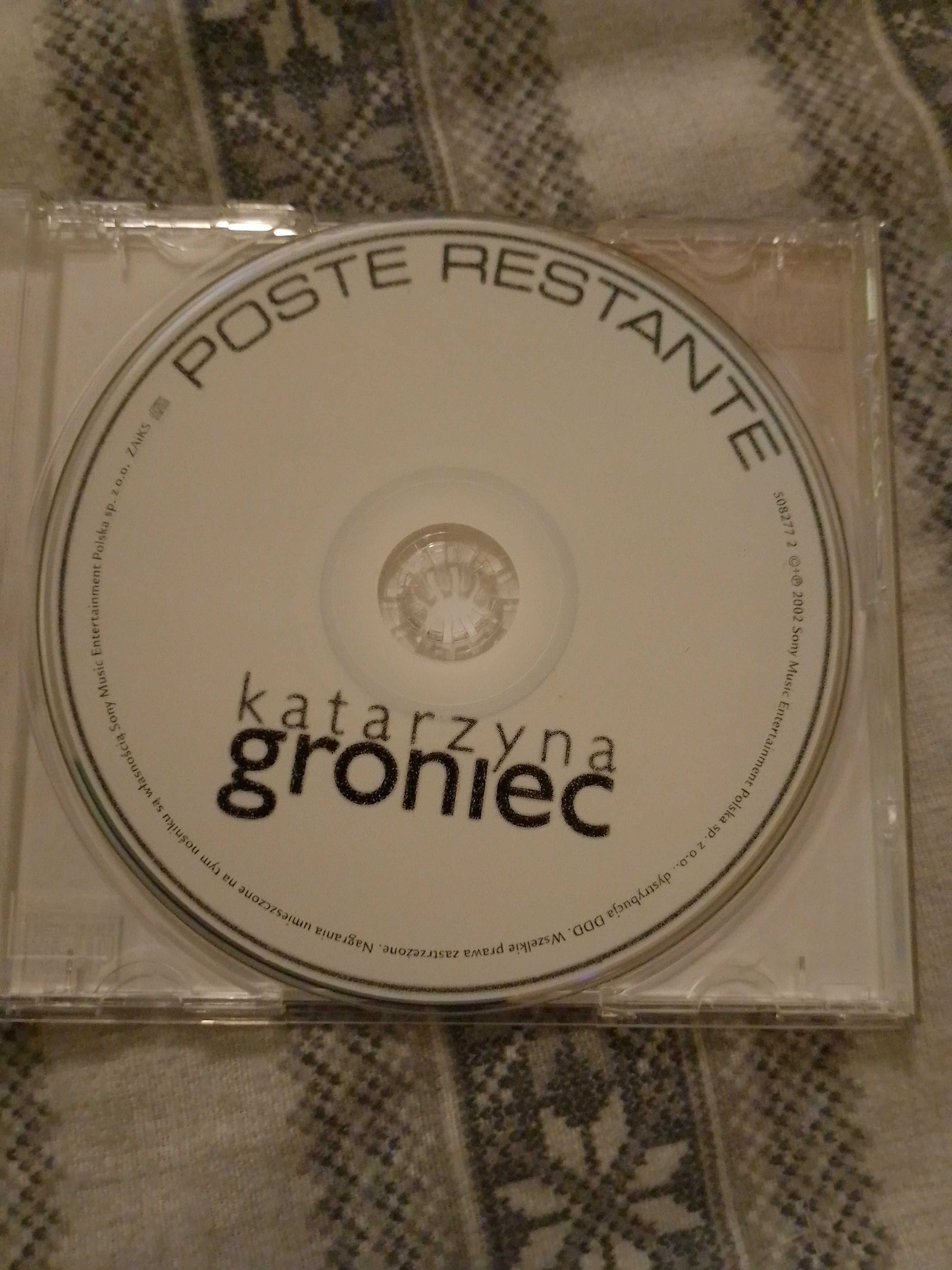 Katarzyna Groniec płyta CD
