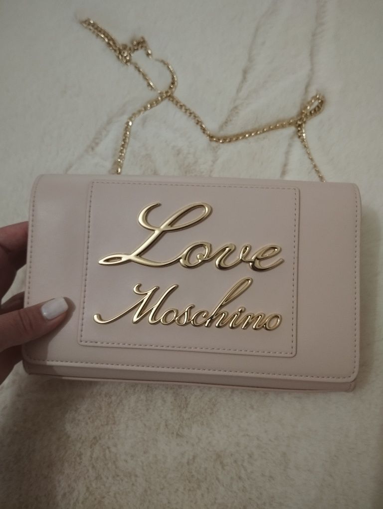 Mala love Moschino rosa velho