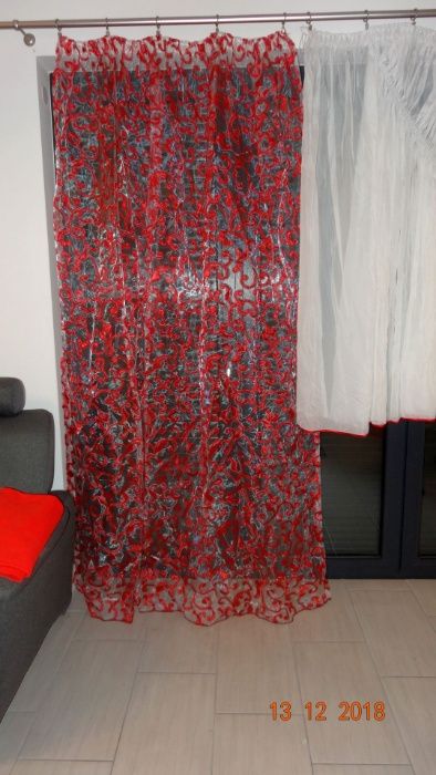 NOWA firana 250-300 na 150 plus balkon 90-100 na 245