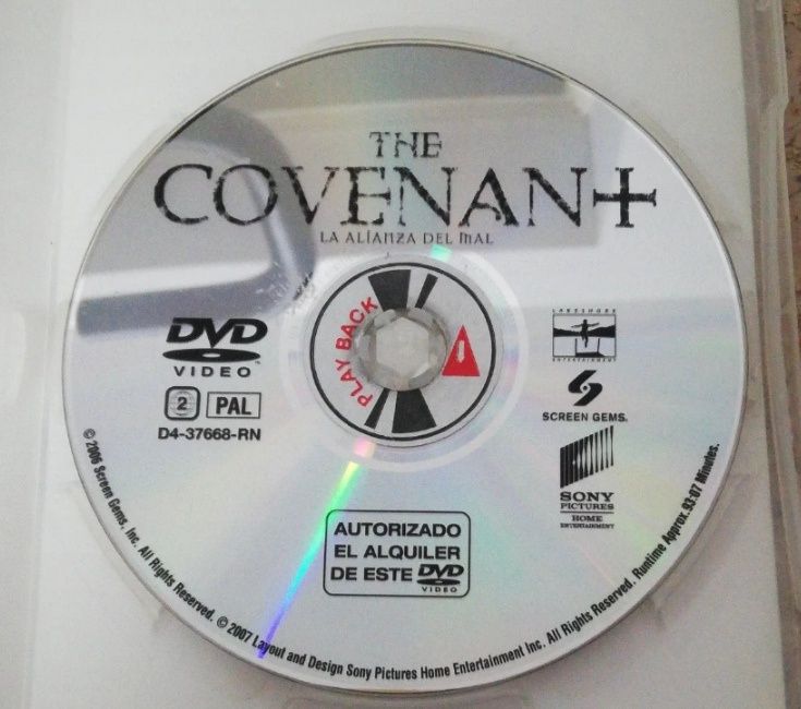 DVD o  Pacto.      .