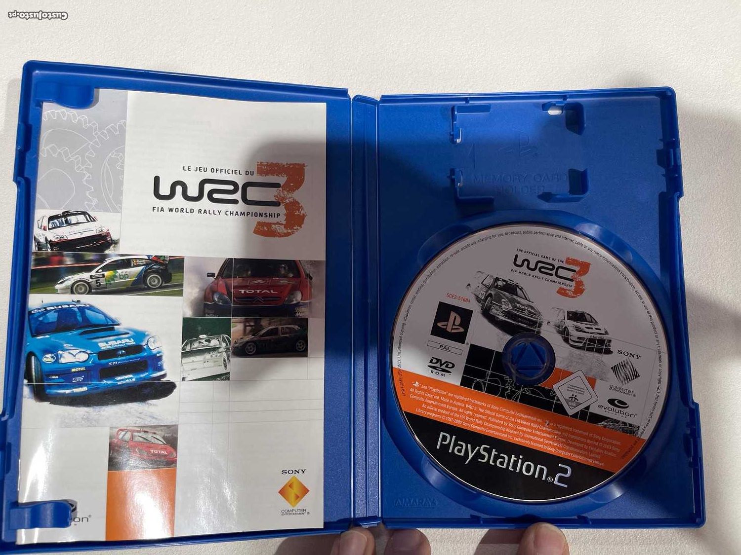 PlayStation 2 Jogo WRC3 FIA WORLD RALLY