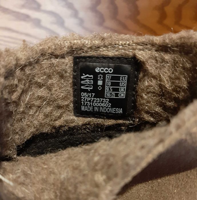 Зимні сапоги Ecco 27 для дівчинки