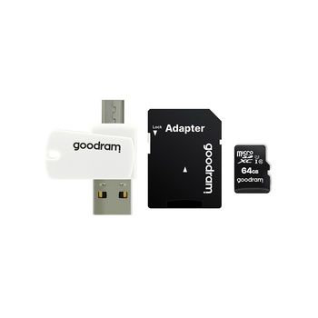 Karta pamięci micro sd GOODRAM 64GB z adapterem UHS I CLASS 10 100MB/s