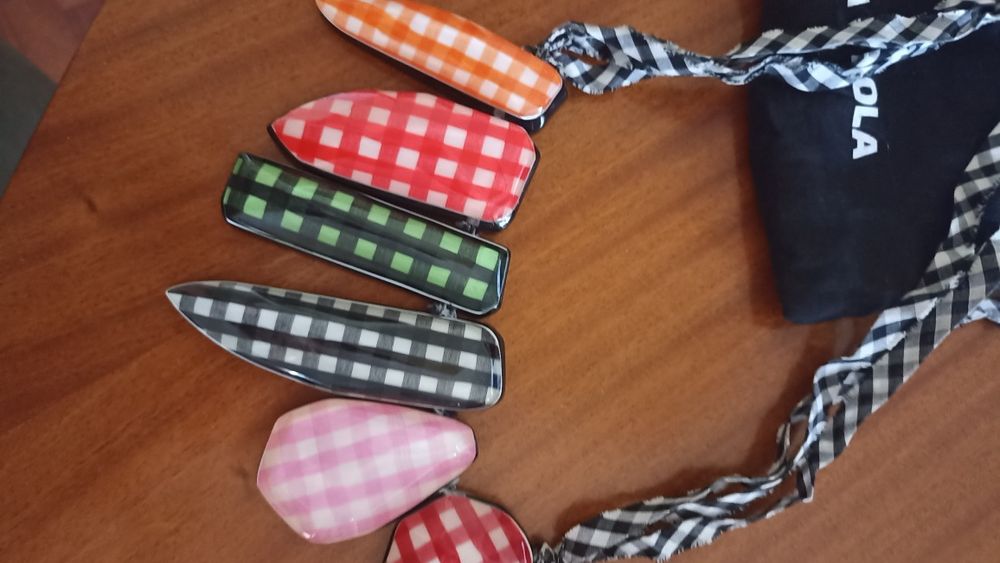 Colar Bimba y Lola padrão Vichy