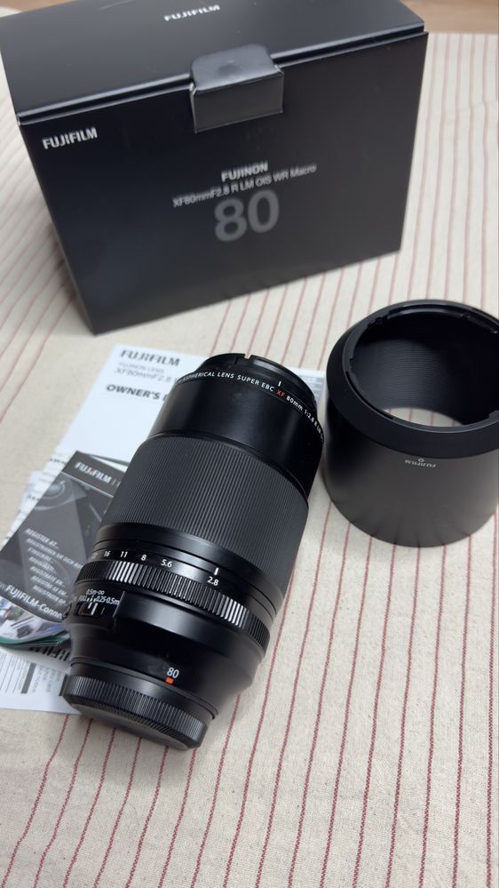 FUJIFILM XF 80mm F2.8 R LM OIS WR Macro - Stan idealny
