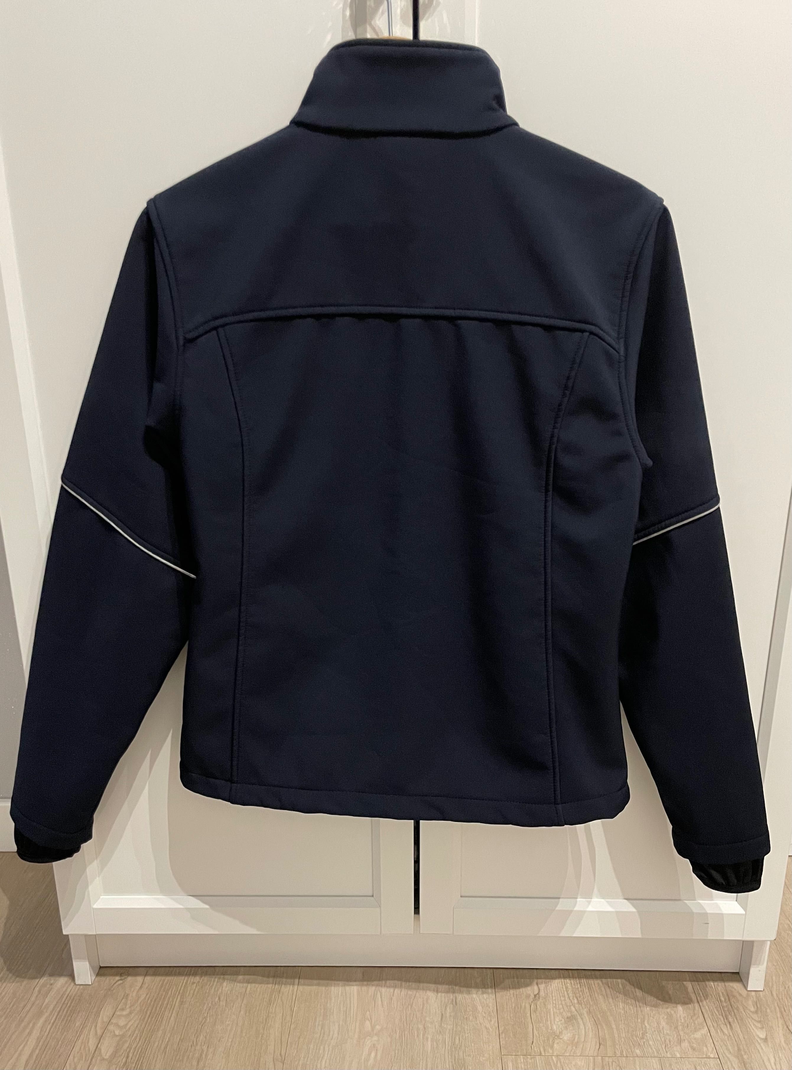 wiosenna granatowa damska kurtka Soft Shell Hurricane r. M 38