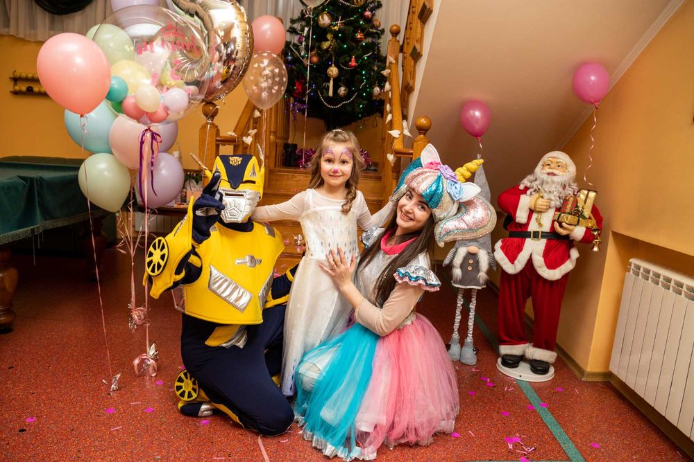 Аніматори, усе для свята, хімічне шоу, День народження, піньята, фото