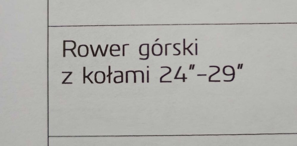Rower górski nowy