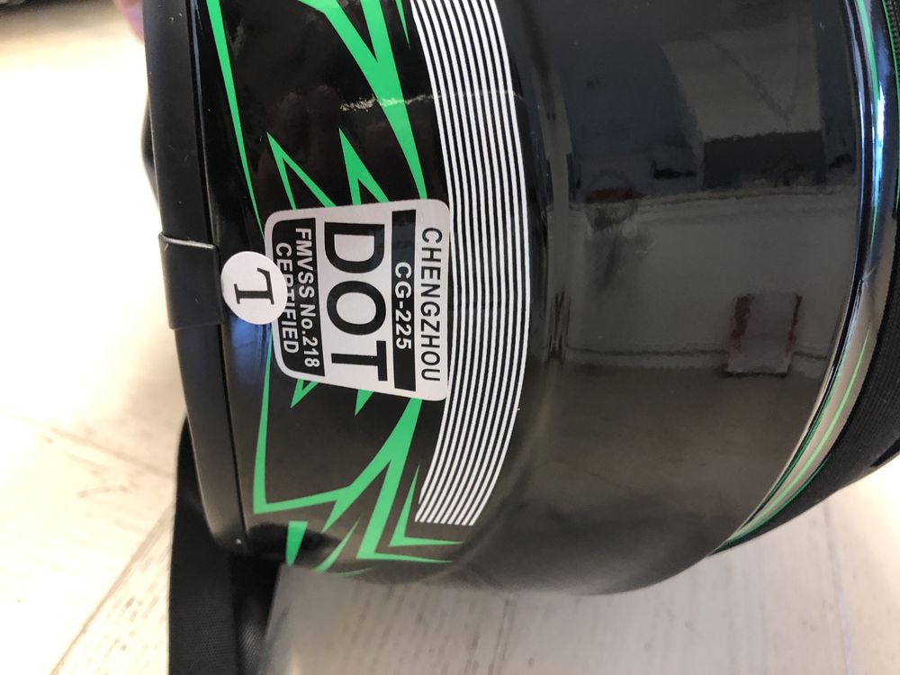 Kask gogle rekawice Nowe
