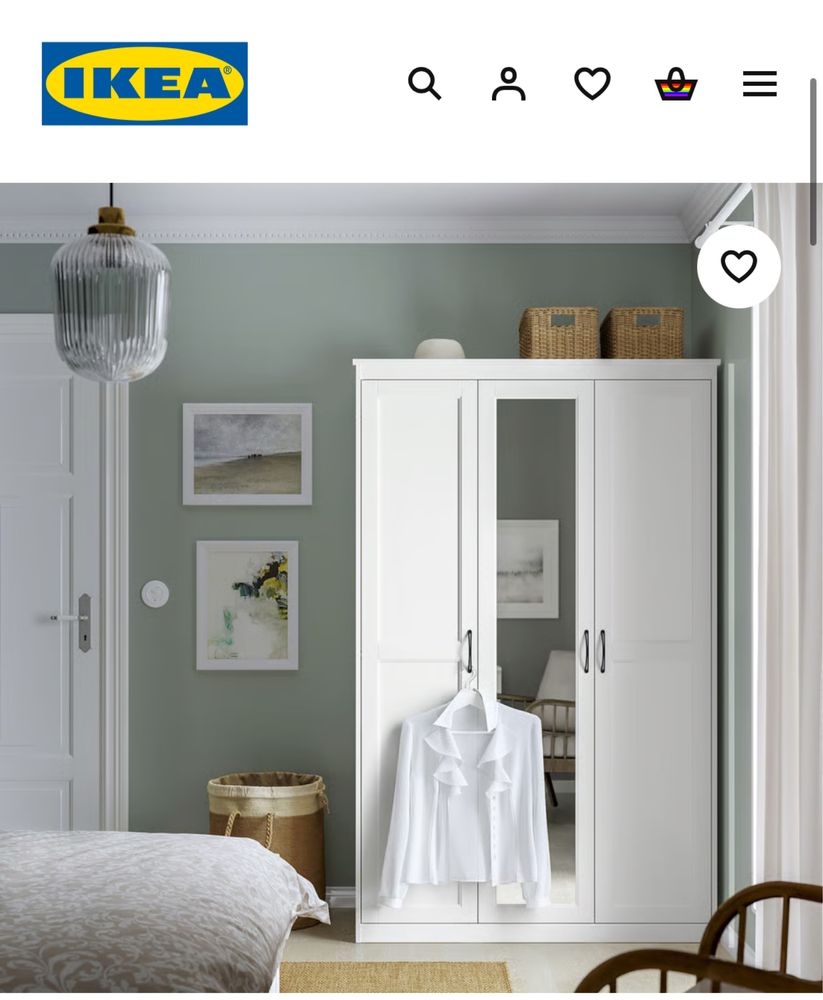 Шкаф гардероб из IKEA