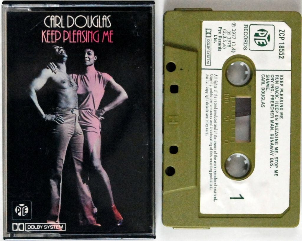 Carl Douglas - Keep Pleasing Me (UK) MC 1978r. BDB