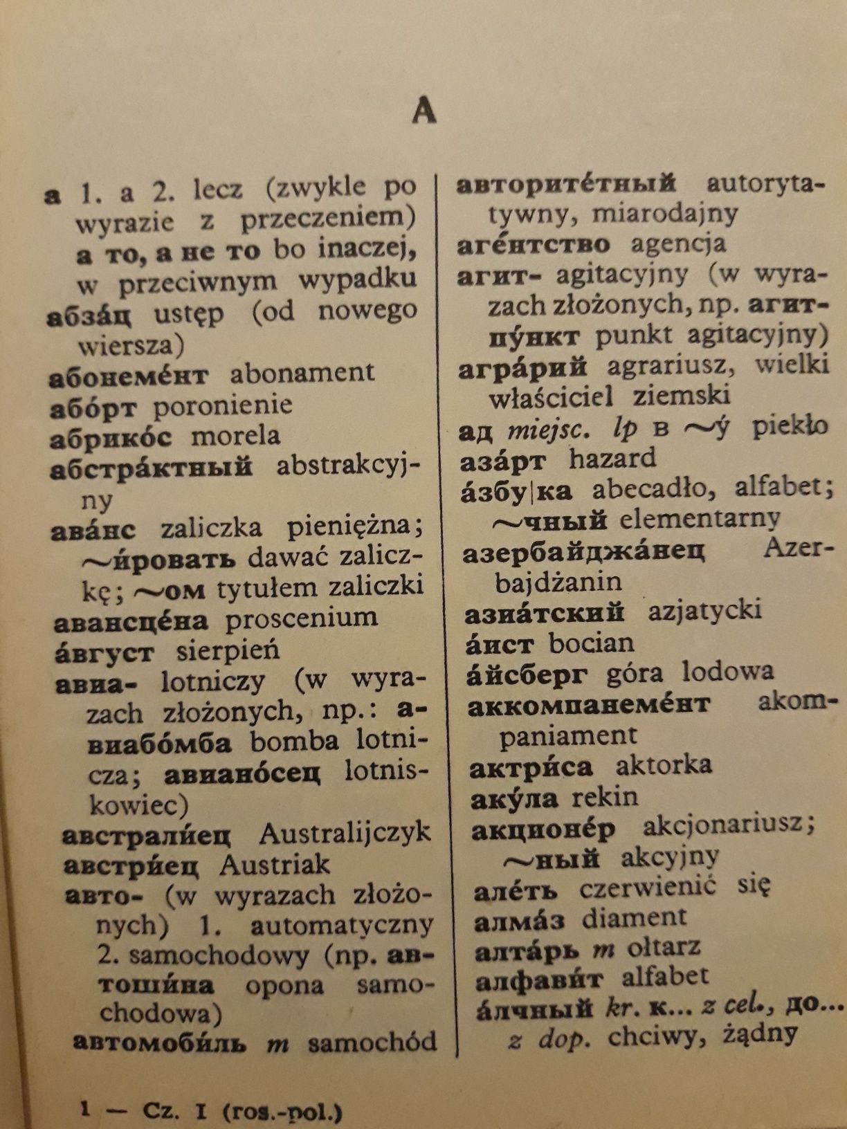 Краткий словарь русско- польский польско-русский