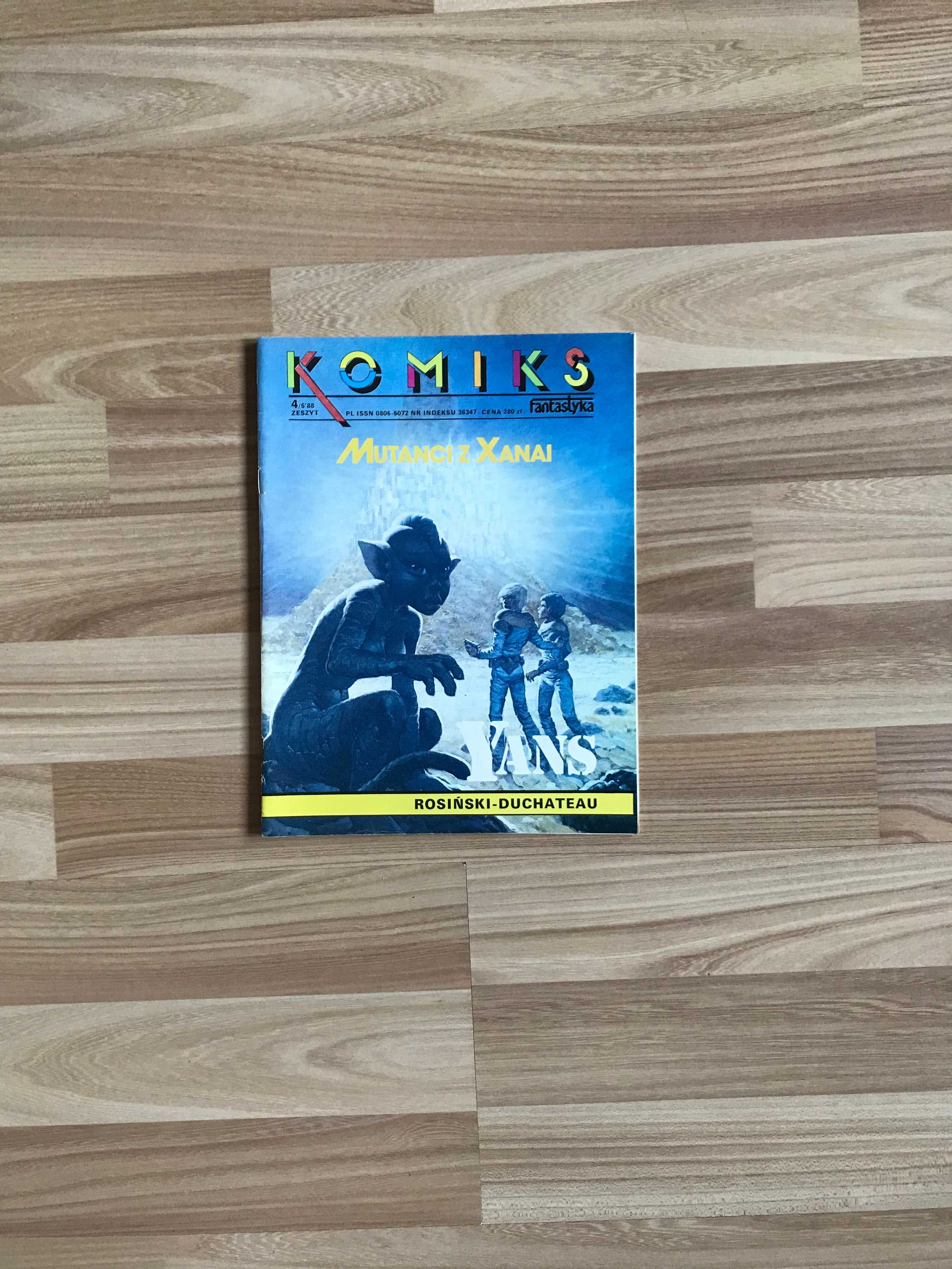 Komiks PRL 4/5 1988 Fantastyka YANS Mutanci z Xanai Rosiński Duchateau