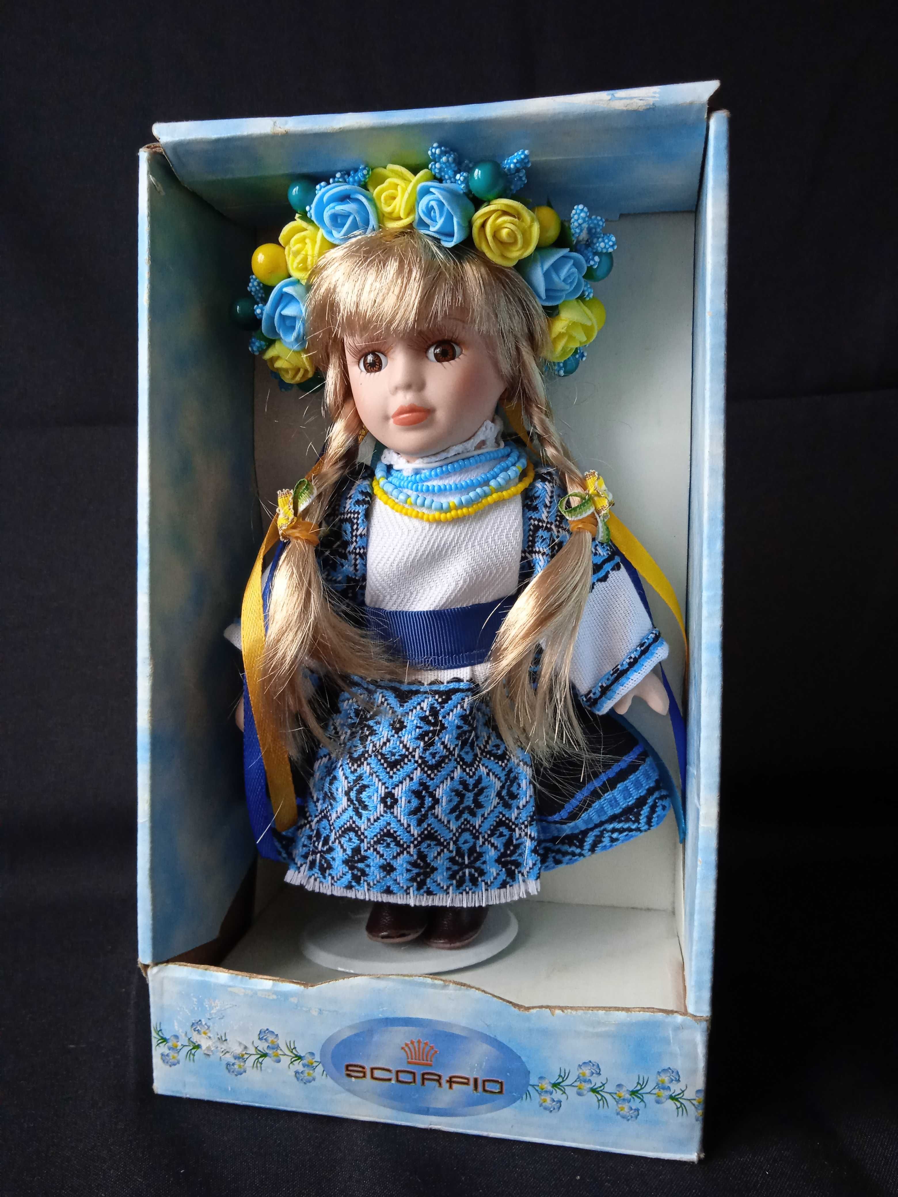 Украинский сувенир №55 фарфоровая кукла в народном костюме. украинка
