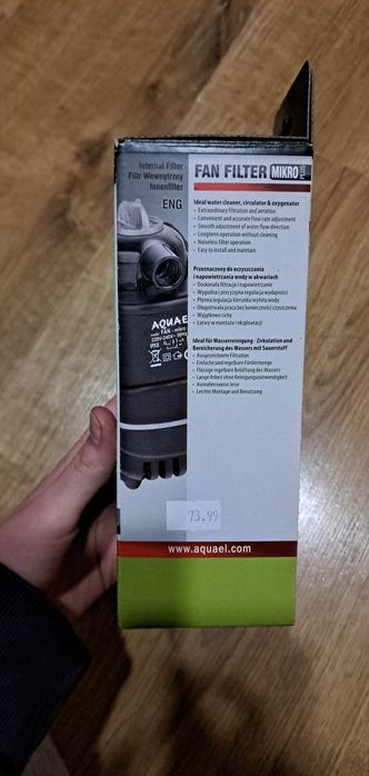 mały filtr do akwarium