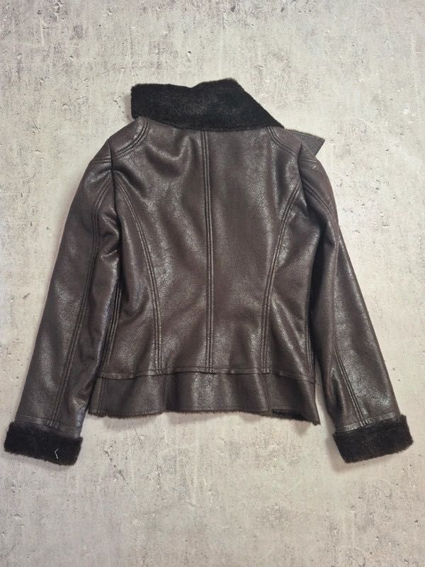 Affliction miss sixty fur kurtka futerko y2k alternative avant garde