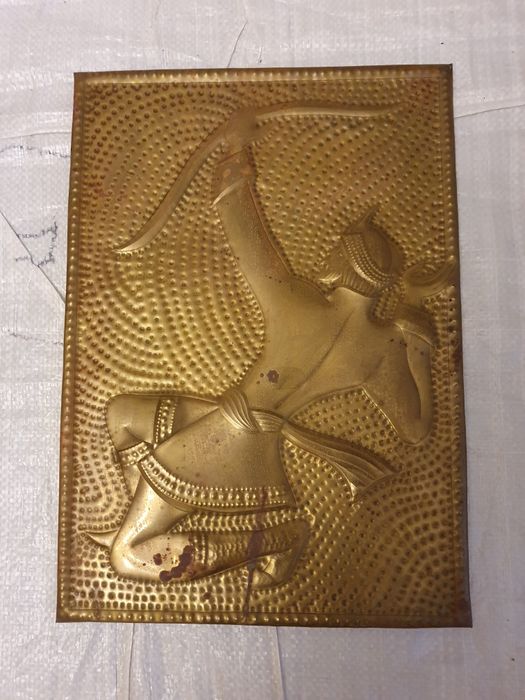 Картина чеканка медная