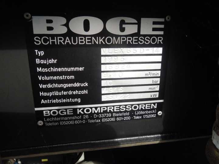 Sprężarka/Kompresor BOGE VLEX65