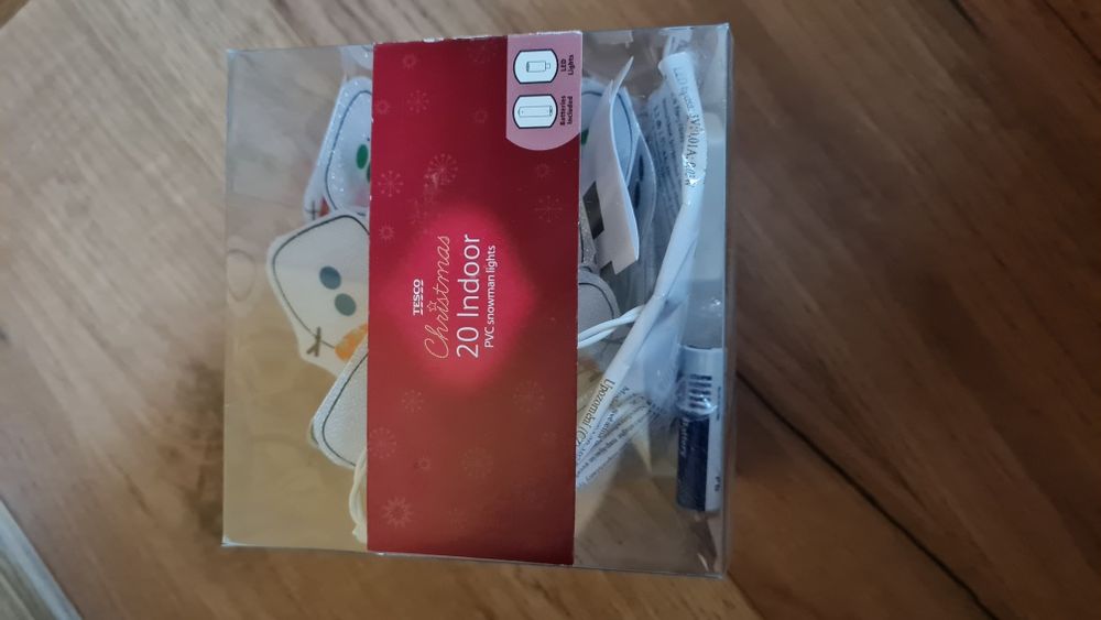 Lampki wewnętrzne bałwanki