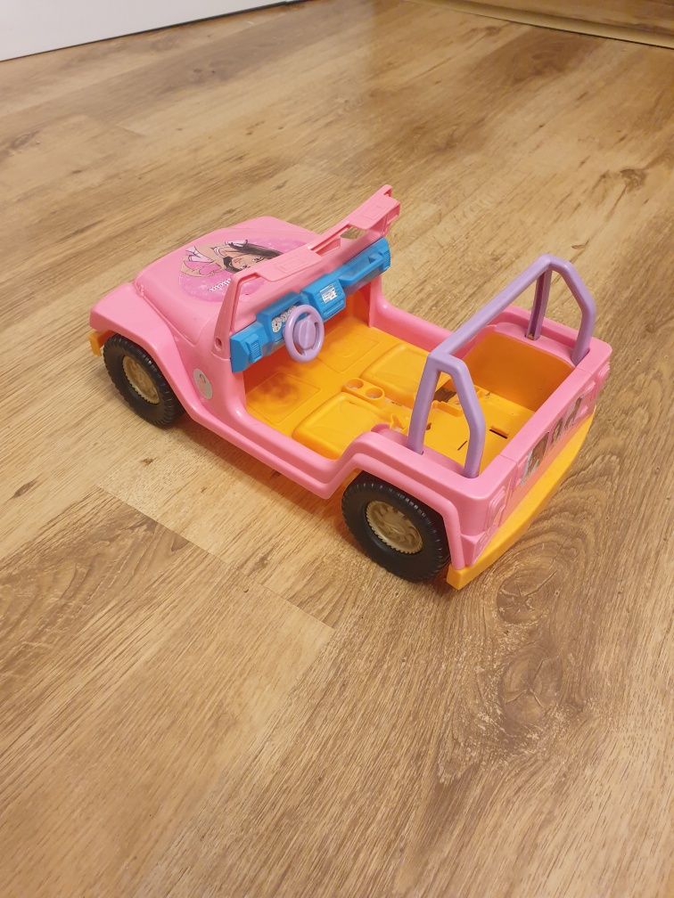 Auto kabriolet Barbie samochód dla lalek samochód i 3 lalki