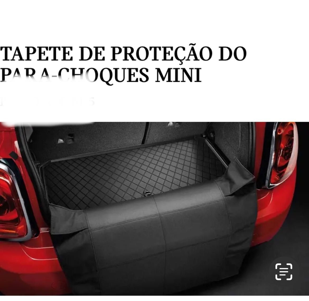 Mini capa proteção mala / para choque