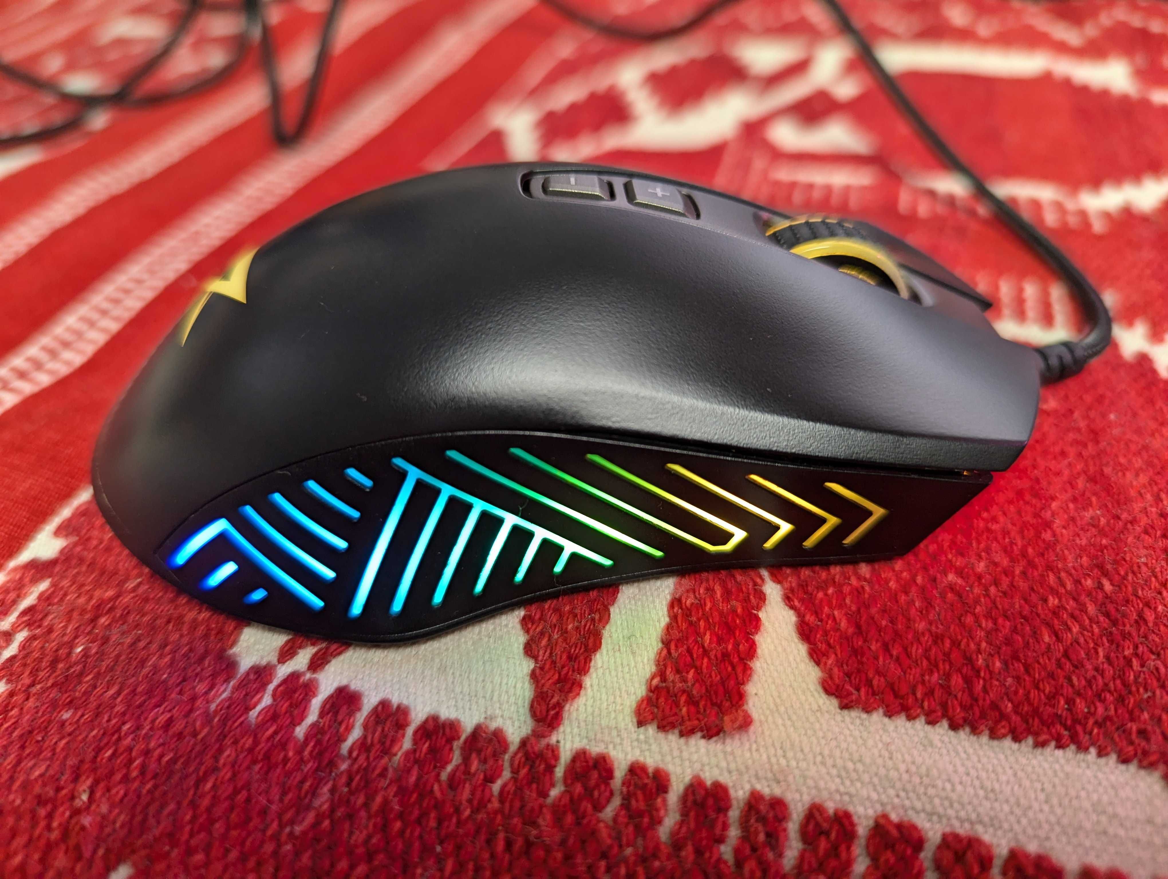 Легенда Игровая Мышь ZET GAMING Blackheart до 12400 dpi USB