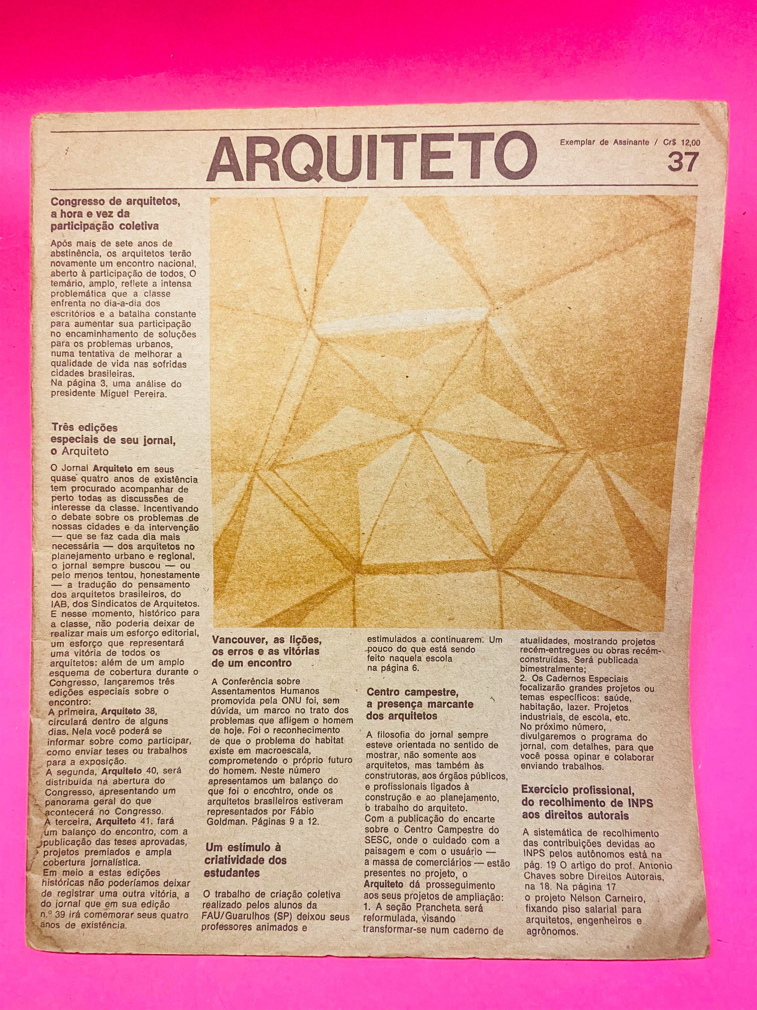 Arquiteto nº37 - Autores Vários
