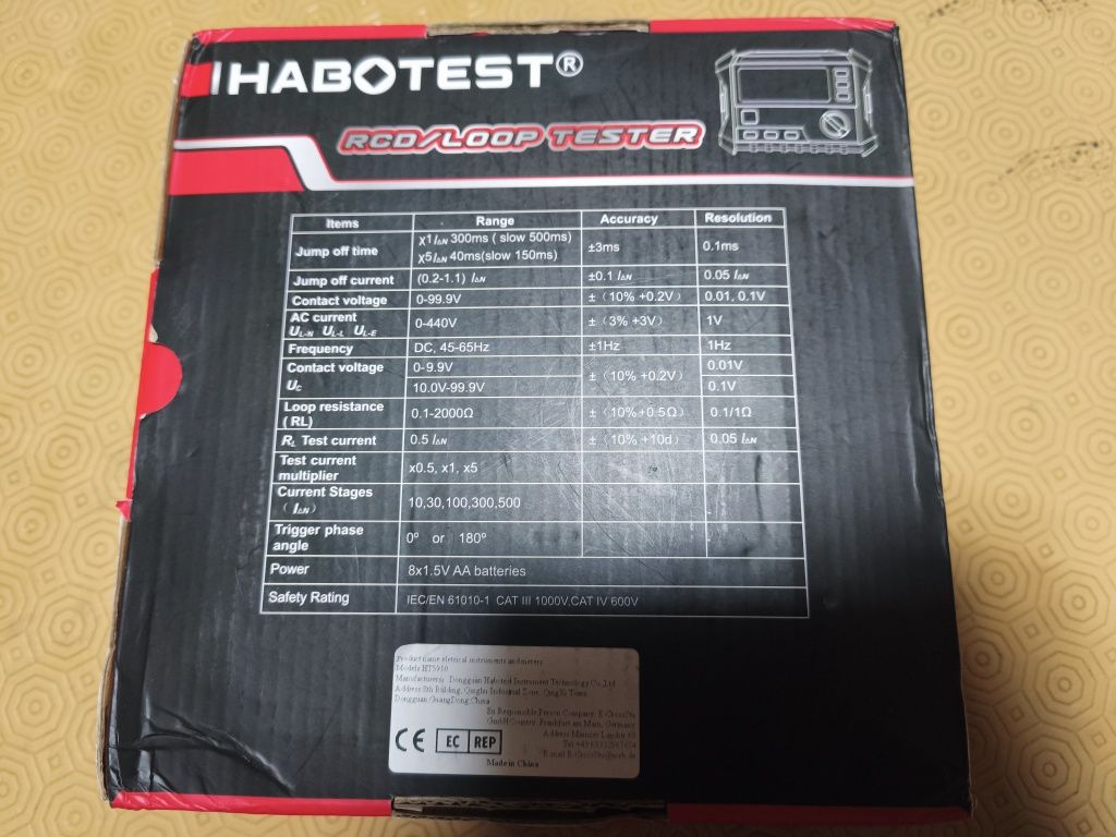 Habotest ht5910 testador