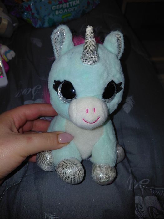 М'яка дитяча іграшка єдиноріг