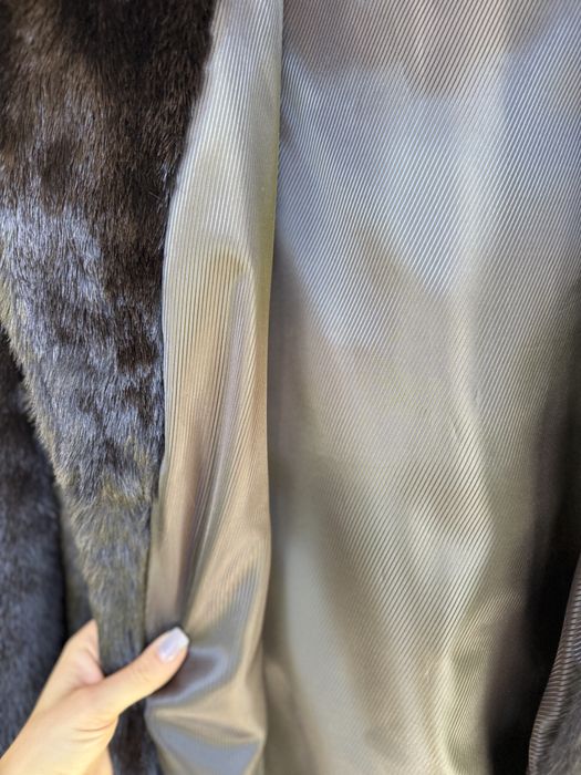 Шуба норкова чорна автоледі Blackglama S-M коротка