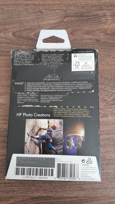 Papel de fotografias (photo paper) hp ADVANCED  10x15cm 250g/m2