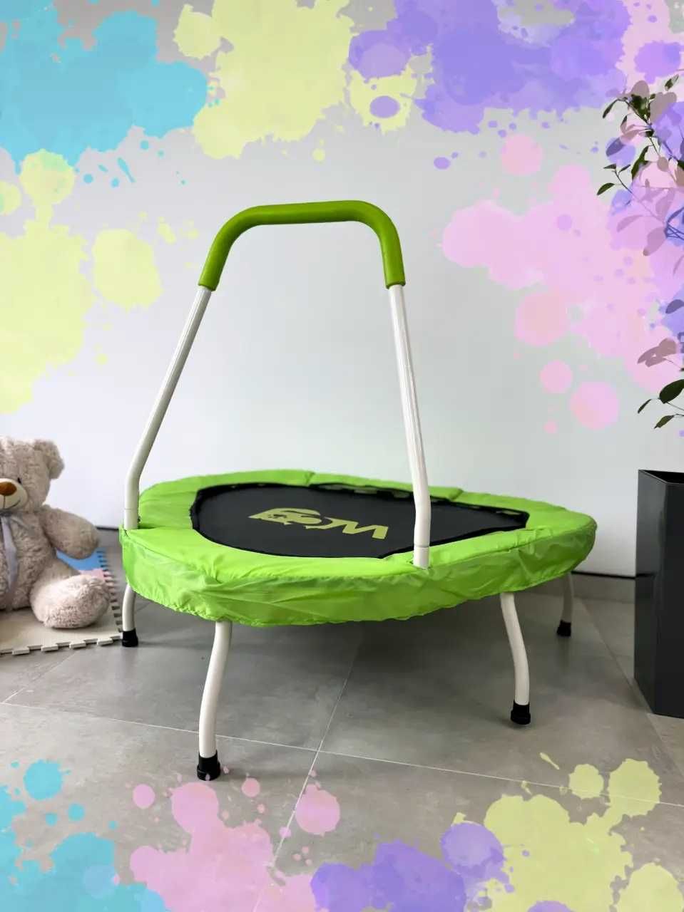 Дитячий Батут 114 см з ручкою WCG Frog 1030