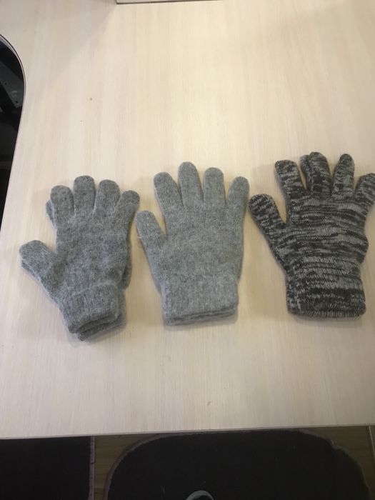 Перчатки шерстяні теплі