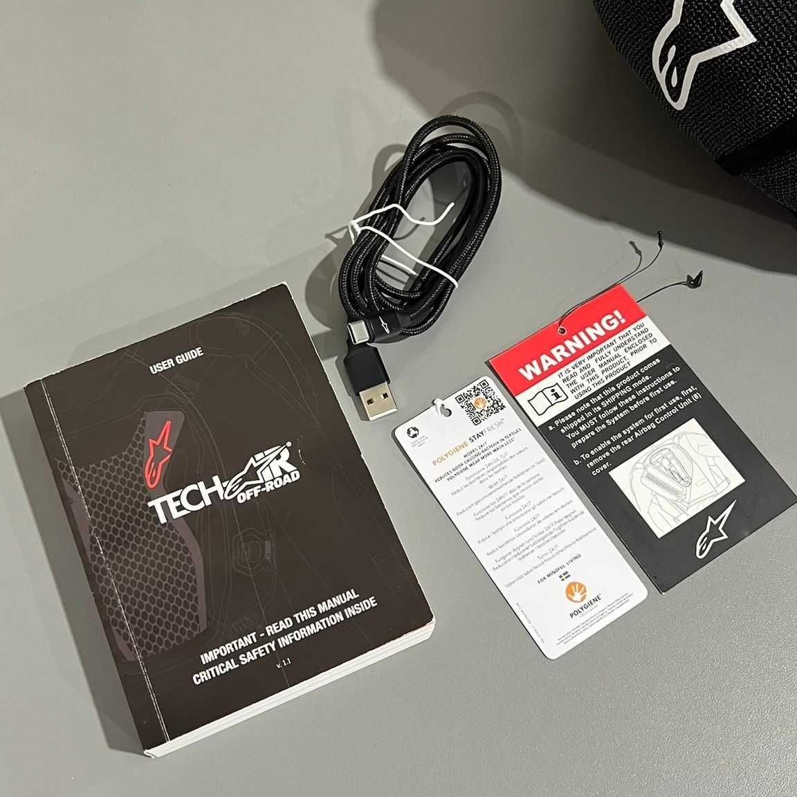 Colete Alpinestars Tech-Air Off-Road System - NOVO