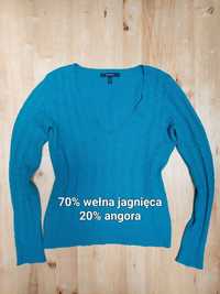 GANT sweter wełna angora M